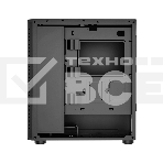Компьютерный корпус  PCCooler IE200 BK, Tempered Glass Full Tower, черный, TG, SPCC, 1x120mm ARGB E-ATX, ATX, mATX, mITX 180/380/220mm 4x2.5