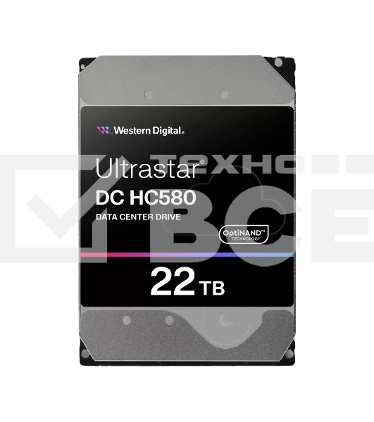 Жесткий диск серверный Western Digital 3.5' 24Tb Ultrastar DC HC580 WUH722424ALE604 SATA