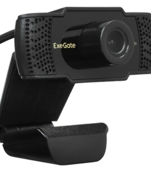 Веб-камера ExeGate BusinessPro C922 FullHD 1920x1080, 30 кадр/с, USB Type-A, микрофон (шумоподавление), универсальное крепление