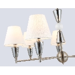 Люстра Ambrella light LH75256/7 SN/FR сатин никель/белый матовый E14*7 max 40W D860*520, фото5