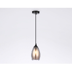 Светильник Ambrella light TR3535 BK/SM/FR черный/дымчатый/белый матовый E27 max 40W D120*800, фото 1