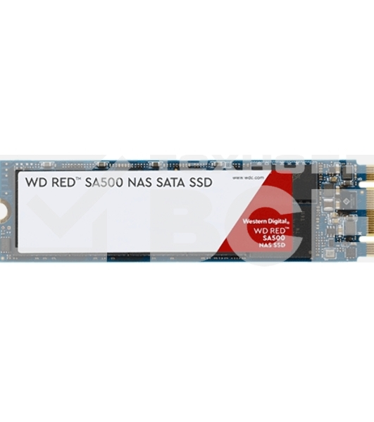Накопитель SSD WD Red SA500 WDS100T1R0B, 1000Gb, SATA III, M.2 2280, R/W 560/530