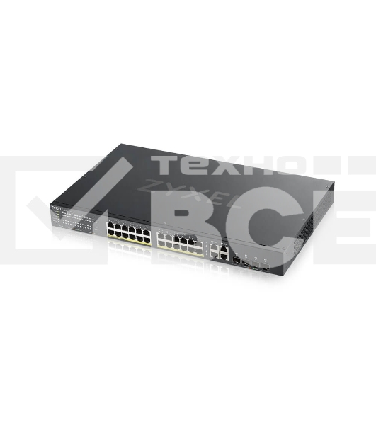 Коммутатор Zyxel NebulaFlex GS192024HPV2-EU0101F 24G 24PoE+ 375W управляемый