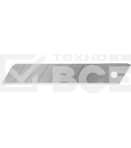 Лезвие OLFA (OL-LB-10B) сегментированное, 18х100х0,5мм, 10шт