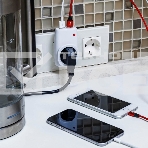 Адаптер питания 220В + 2 USB Rexant RX-17, фото2