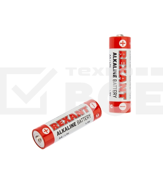 Алкалиновая батарейка AA/LR6 1,5 V Rexant