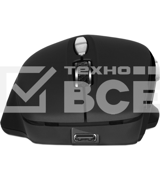 Мышь беспроводная SVEN RX-590SW черный, 1600 dpi, радиоканал, Bluetooth, USB, кнопки - 7
