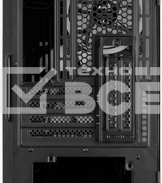 Компьютерный корпус Aerocool / Formula Atomic V1 без БП, mATX, боковое окно (закаленное стекло), черный