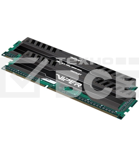 Оперативная память Patriot Viper 3, DDR3, 8GB (2x4 GB), 1600 MHz, CL9, радиатор, черный