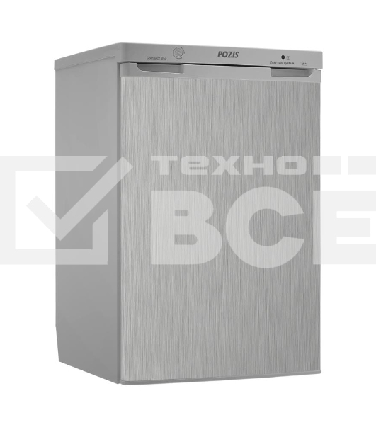 Холодильник Pozis RS-411 серебристый металлопласт однокамерный 84/14 л морозилка сверху