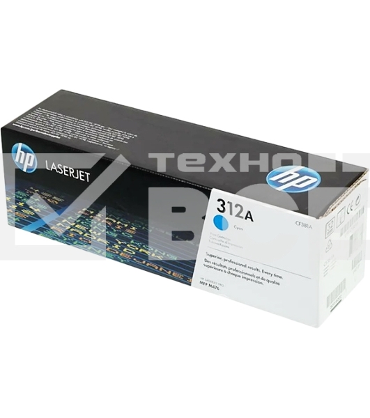 Тонер Картридж HP 312A CF381A голубой для HP CLJ Pro M476 (2400стр.)