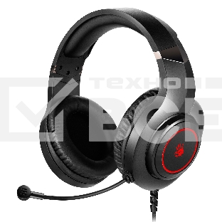 Наушники с микрофоном A4Tech Bloody G220 черный 2м мониторные оголовье (G220 AUX3.5-4PIN + USB)