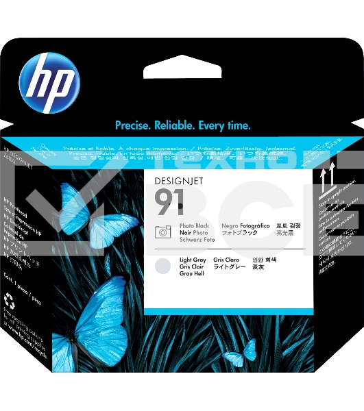 Картридж струйный HP №91 C9463A фото черный/светло-серый печатающая головка для HP Z6100
