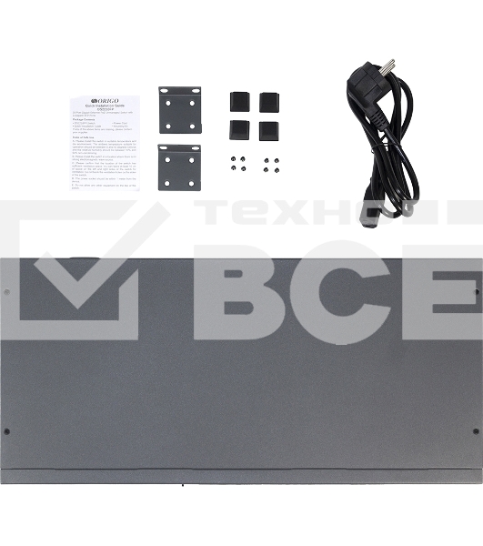 Коммутатор Unmanaged Switch 16x1000Base-T PoE, 2x1000Base-X SFP, PoE Budget 200W, Long-range PoE up to 250m, 19