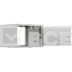 Шкаф коммутационный NTSS LIME (NTSS-WL6U5545GS) настенный 6U 550x450мм пер.дв.стекл несъемн.бок.пан. 30кг серый 110град., фото3