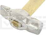 Молоток слесарный, 600 г, круглый боек, деревянная рукоятка Россия, фото 1