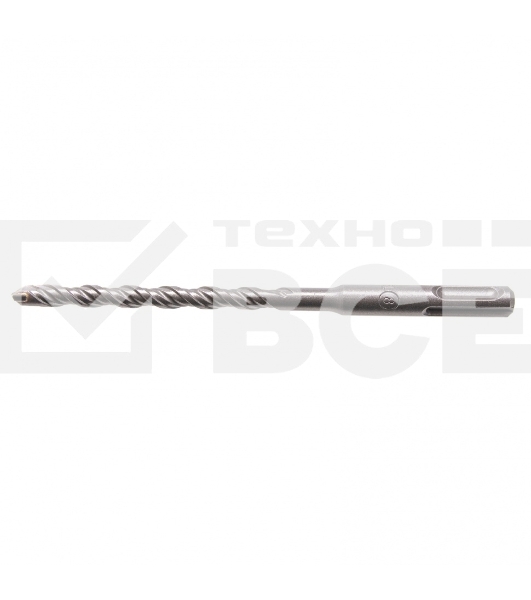 Бур по бетону, двойная спираль, Cobalt W-tip, 8x160 мм, SDS PLUS Denzel
