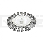 Щетка Matrix для УШМ, 125 мм, М14, Плоская, крученая проволока 0,5 мм, фото4