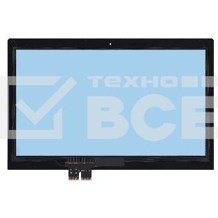 Сенсорное стекло (тачскрин) для Lenovo Edge 2-1580 черное