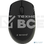 Мышь беспроводная Gembird MUSW-354 черный, 1600 dpi, радиоканал, USB, кнопки - 4, фото2