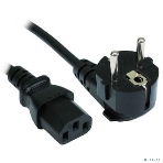 Кабель питания Filum CEE 7/7- С13, 3х0.5мм, 220В, 6A, черный, 3м [FL-PC6-EU-C13-3M] (873334), фото 1