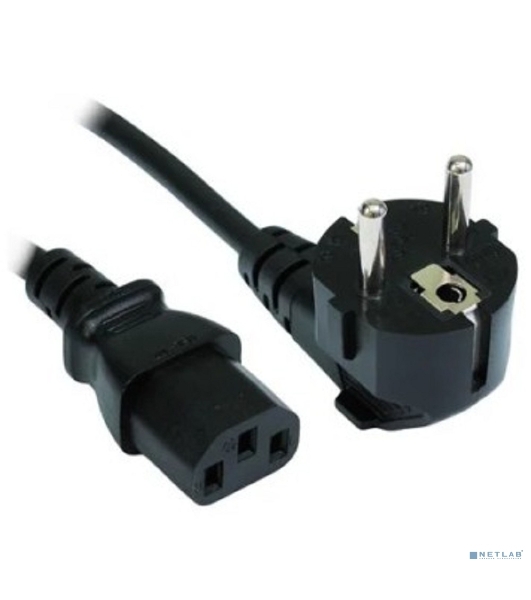 Кабель питания Filum CEE 7/7- С13, 3х0.5мм, 220В, 6A, черный, 3м [FL-PC6-EU-C13-3M] (873334)