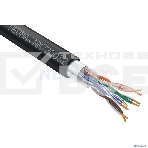 Кабель NEOMAX NM720032-P F/UTP cat.5e 4x2x0.52, 24 AWG, медь, внешний, PE, 305м, черный, фото 1