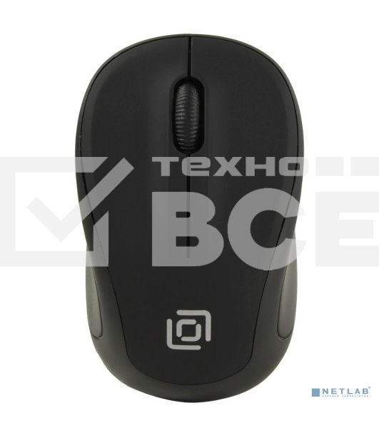 Мышь беспроводная Oklick 665MW черный, 1000 dpi, радиоканал, USB, кнопки - 3