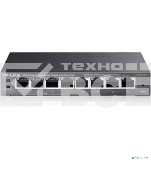 Коммутатор TP-LINK SMB TL-SG108PE Easy Smart гигабитный 8-портовый коммутатор с 4 портами PoE