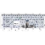 Клавиатура для ноутбука Asus S533F серебристая, фото 1