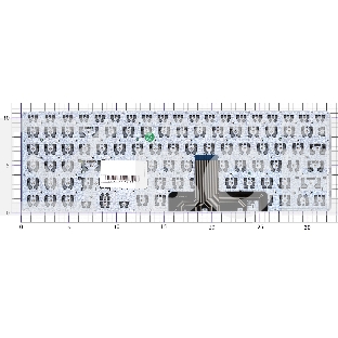Клавиатура для ноутбука Asus S533F серебристая