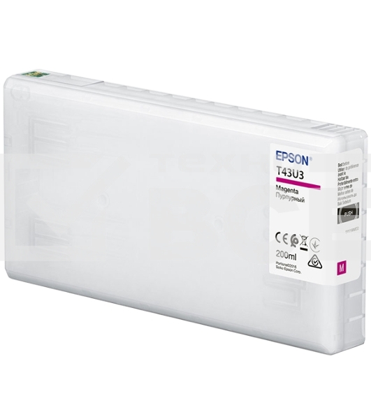 Картридж струйный Epson T43U (C13T43U340) пурпурный (200 мл) для SureLab SL-D800