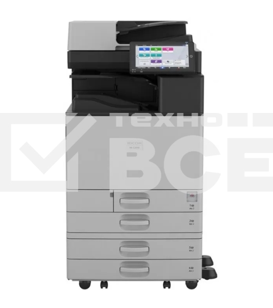 МФУ лазерное цветное Ricoh IM C2010, добавить комплект тонеров, запуск АСЦ