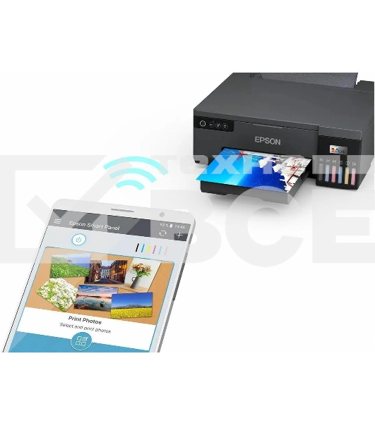 Принтер струйный Epson L8050 (C11CK37405/C11CK37402/C11CK37504/C11CK37507/C11CK37506), A4, цветное, печ. до 8 стр/мин., 1440 x 5760 dpi, USB, Wi-Fi