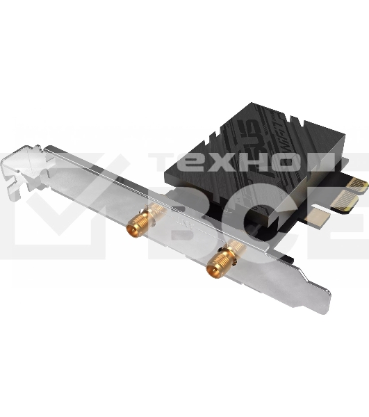 Сетевой адаптер Wi-Fi + Bluetooth Asus PCE-BE92BT BE9400 PCI Express (ант.внеш.несъем.) 2ант.