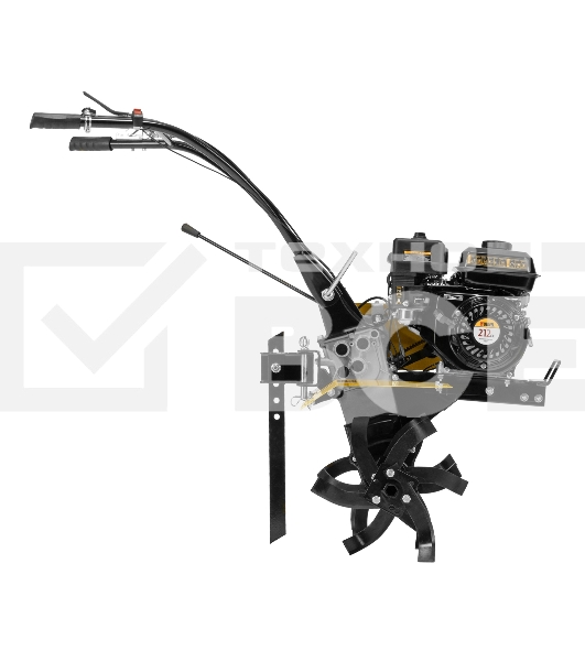 Мотоблок Denzel DPT-170, 7 л.с., ремен.сцеп, шир 85 см, глуб 35 см,фрез 3х3,ШОМ,скор 2В/1Н,кол 8