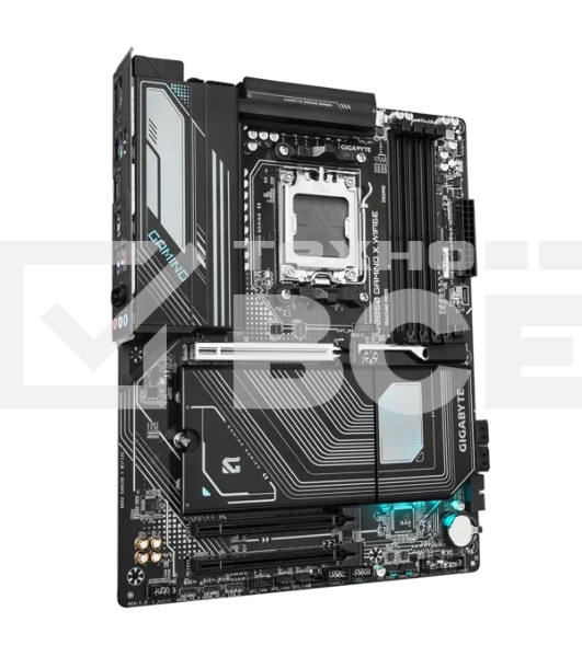 Материнская плата Gigabyte B850 GAMING X WIFI6E, AM5, AMD B850, 4xDDR5, 4xSATA, 3xM.2, 1xPCI-E 5.0 x16, 2xPCI-E 3.0 x1, 1xHDMI, 1xDP, 1x 2.5Gb LAN, 3xUSB-A 3.2 Gen 1, 1xUSB-A 3.2 Gen 2, 3xUSB-A 2.0, 1xUSB-C 3.2 Gen 2, 3x3.5 мм, 7.1, ATX