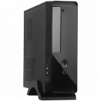 Компьютерный корпус MiniITX ExeGate MI-209 Black, miniITX/mATX, (M400, 80мм), 2хUSB, Audio, фото10