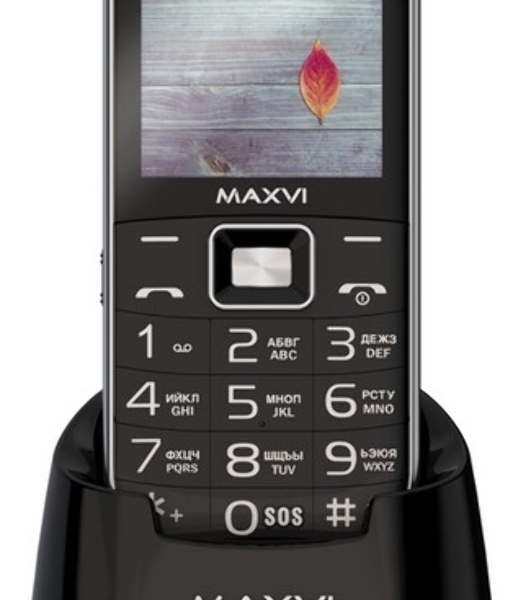 Мобильный телефон Maxvi B6ds up черный
