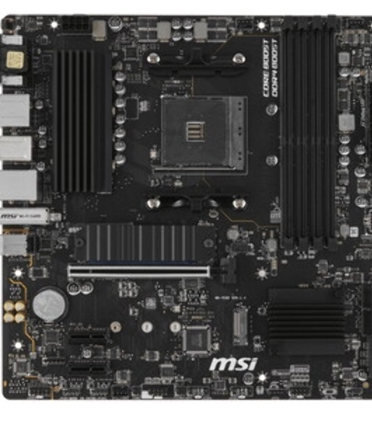 Материнская плата MSI B550M PRO-VDH WIFI, AM4, AMD B550, 4xDDR4, 4xSATA, 2xM.2, 1xPCIe 4.0 x16, 2xPCIe x1, 1xDisplayPort, 1xHDMI, 1xVGA, 1x 1Gb LAN, 2xUSB 2.0, 4xUSB 3.2 Gen 1, 3x3.5 мм, 7.1, mATX