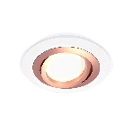 Комплект встраиваемого поворотного светильника Ambrella light XC7621084 SWH/PPG белый песок/золото розовое полированное MR16 GU5.3 (C7621, N7005), фото3