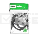 Конвертер-переходник Greenconnect 2.0m плоский, черный, 28/26 AWG, USB 2.0 AM / DB9 RS-232 PROF GCR-UOC5M-BCG-2.0m, чипсет PL2303RA, фото2