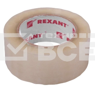 Скотч упаковочный 48ммx66м 50мкм прозр. Rexant 09-4202