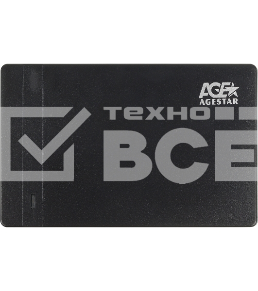 Внешний корпус для HDD AgeStar 3UB2P3 SATA III пластик черный 2.5