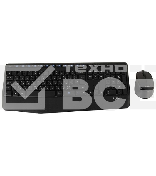 Клавиатура + мышь Logitech MK345 клав:черный мышь:черный USB 2.0 беспроводная Multimedia