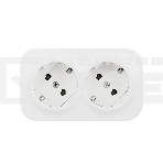 Блок розеток Quteo с предварительным подключением 2x2К+З без шторок, 16A, 250В, IP20, Белый, фото3