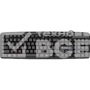 Клавиатура проводная Defender Astra HB-588, USB, черный