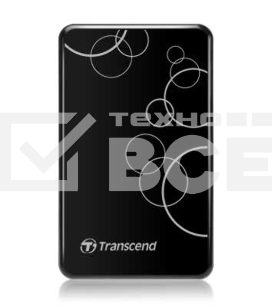 Внешний Жесткий диск Transcend USB 3.0 1Tb TS1TSJ25A3K StoreJet 25A3 2.5