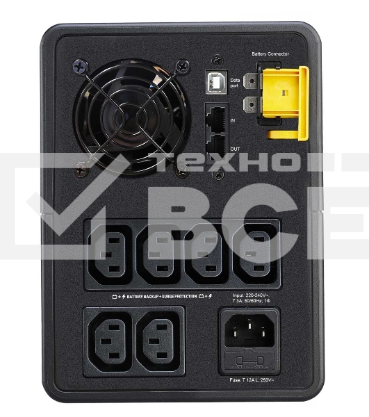 Источник бесперебойного питания APC Back-UPS BX1600MI 900Вт 1600ВА черный