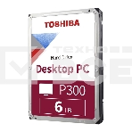 Жесткий диск Toshiba SATA-III 6Tb HDWD260UZSVA P300 (5400rpm) 128Mb 3.5